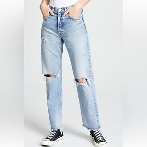 Moussy Vintage Odessa Wide Leg Boyfriend Jean Size 26